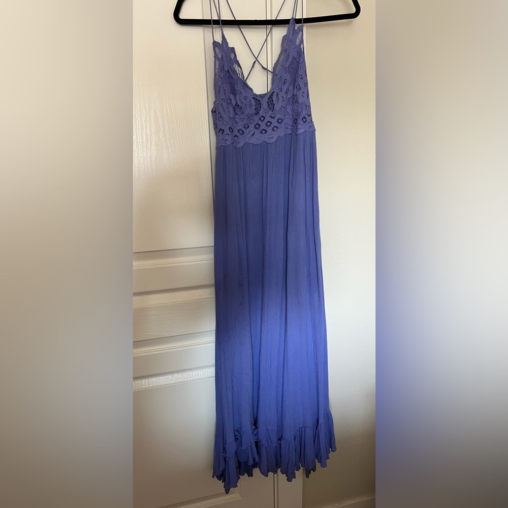 Free people long dress with some imperfections- cheap!